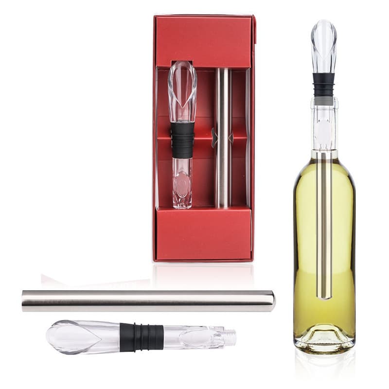 304 stainless steel ice wine stick beer beverage red wine quick aerator quick-freeze ice-cooling creative pouring set