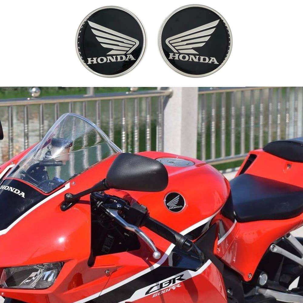 3D Wing Round Logo Sticker Fairing Waterproof Decal for Honda CBR VFR Motorcycle