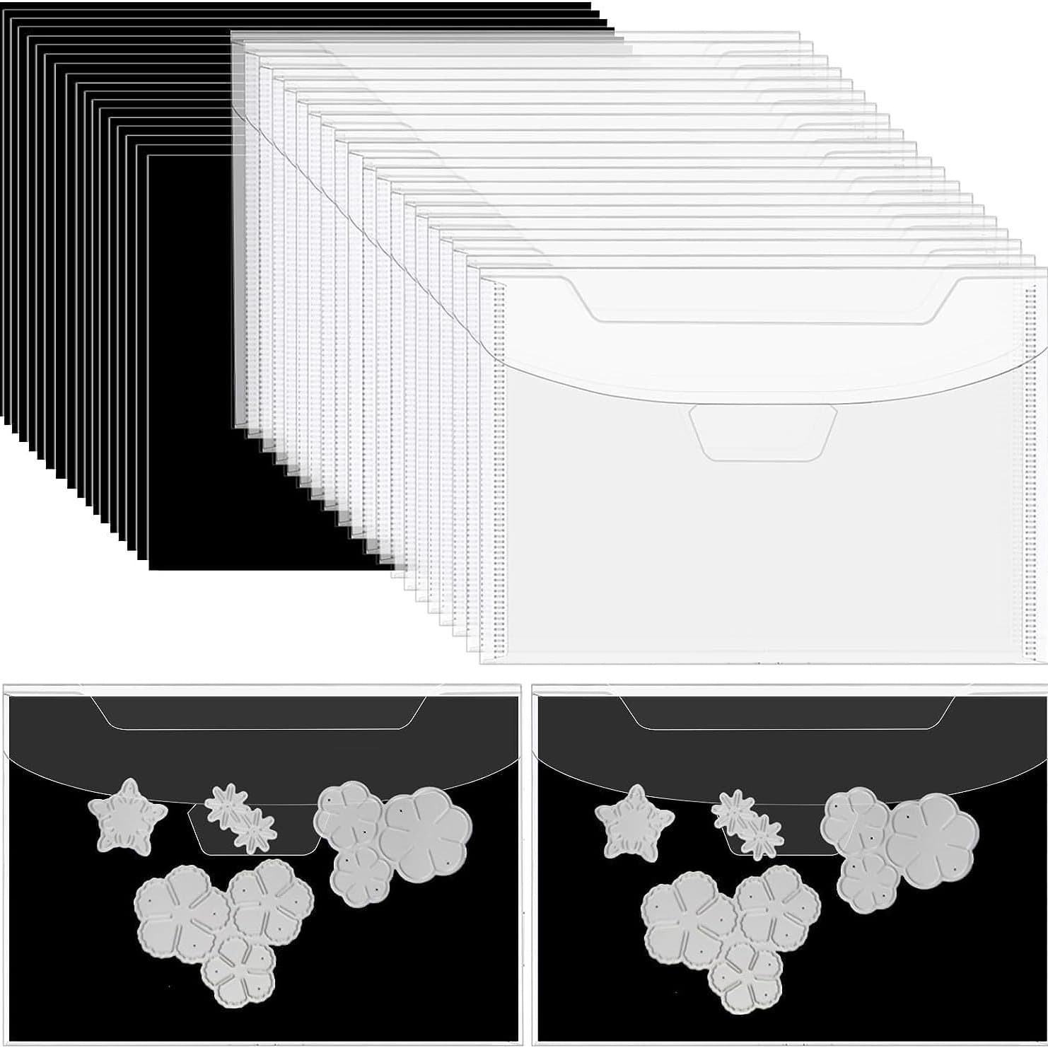 Die-Cut Storage Bags, Rubber Soft Magnetic Sheets for Die-Cutting, DIY Scrapbooking