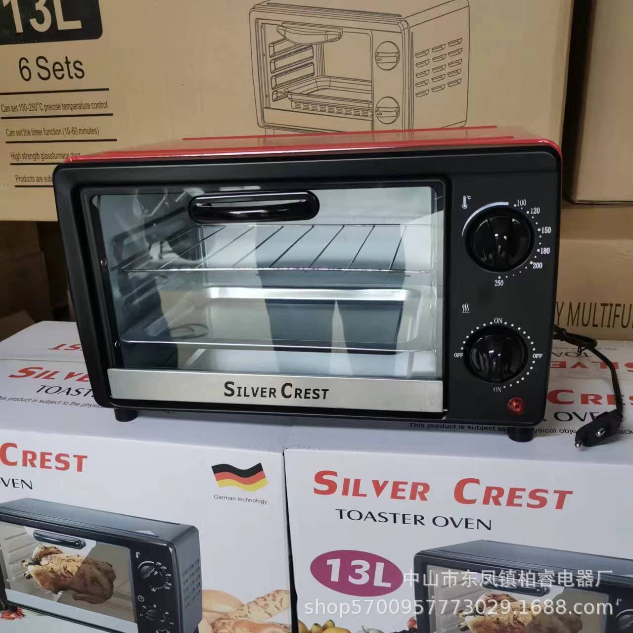 Oven Export 13L Electric Oven English Version EU/UK Plug Home Multifunctional Baking Machine
