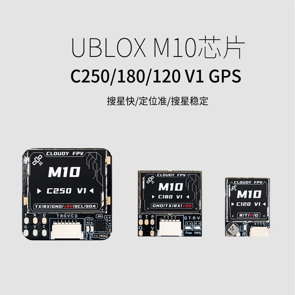 Duoyun FPV M10 C180 V1 GPS Module Beidou 181/182 Rescue FPV Drone Racing