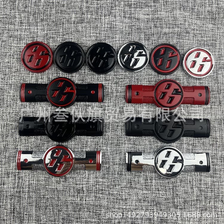 Suitable for Toyota GT86 front fender logo 86 front fender logo 86 Thain word logo metal tail label sticker