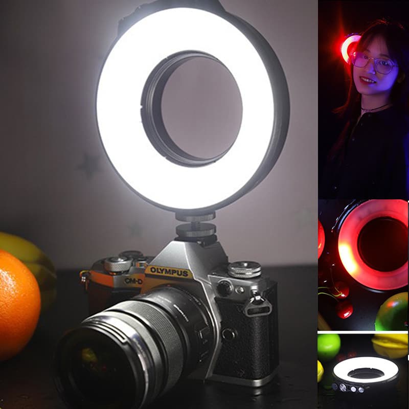 Seafrogs Diving Fill Light Outdoor Photography Waterproof Ring Soft Light Internet Celebrity Live Stream Background RGB Light