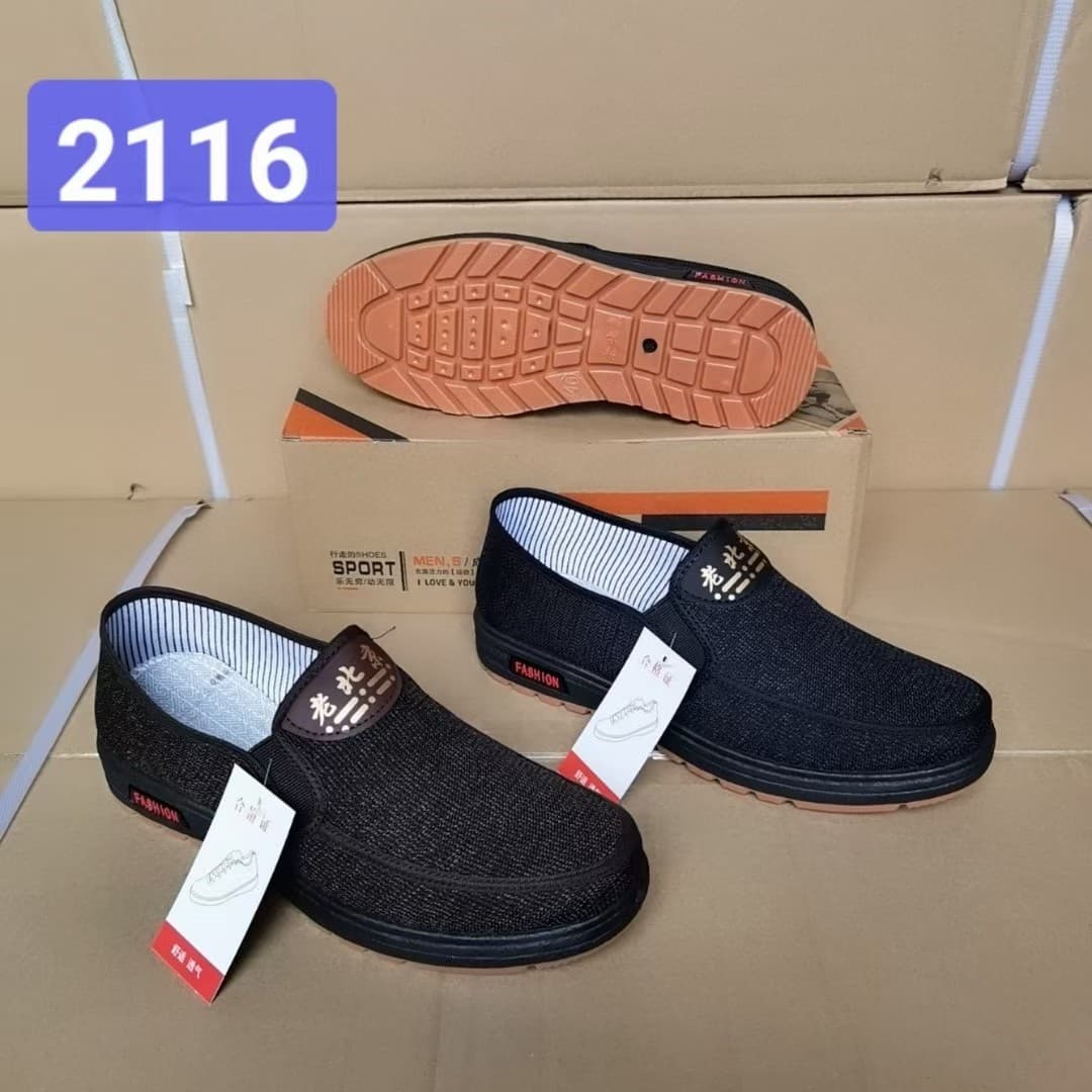 Men's casual style old-fashioned shoes, spring and autumn style, non-slip sole, classic old Beijing cloth shoes, high-quality flat sole.