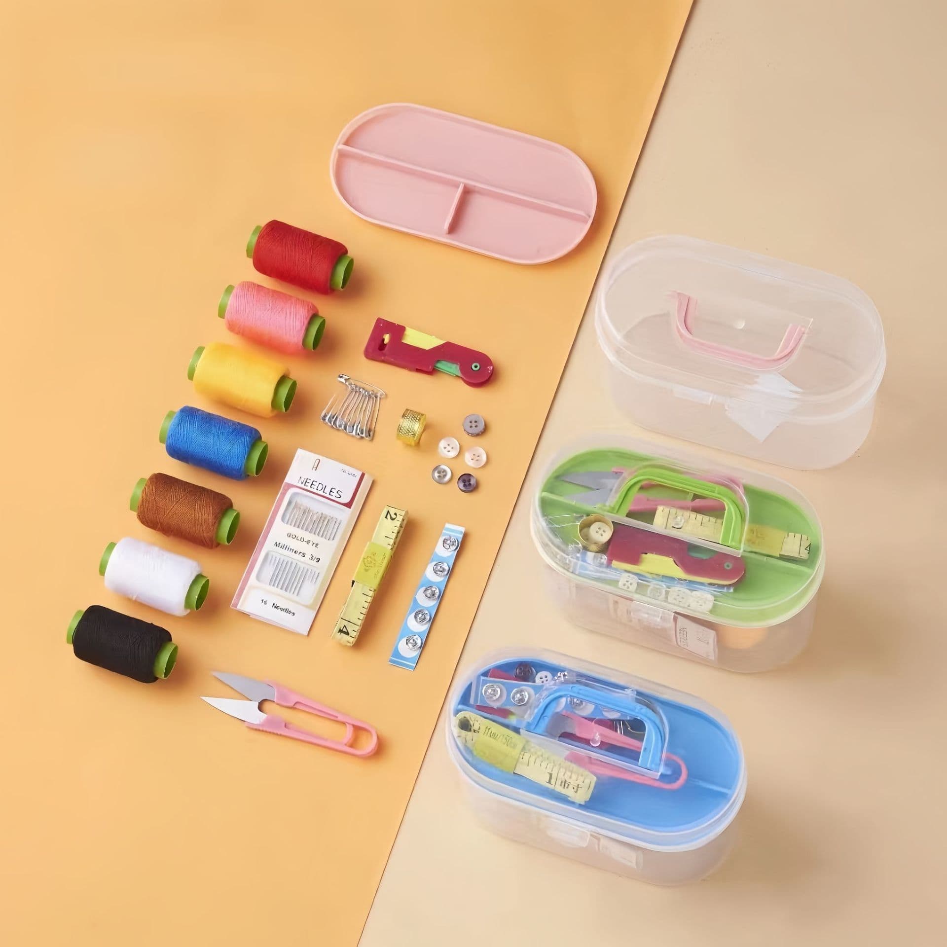 Sewing Kit Home Portable Sewing Box Dormitory Practical Sewing Tools Large Capacity Advanced Sewing Set