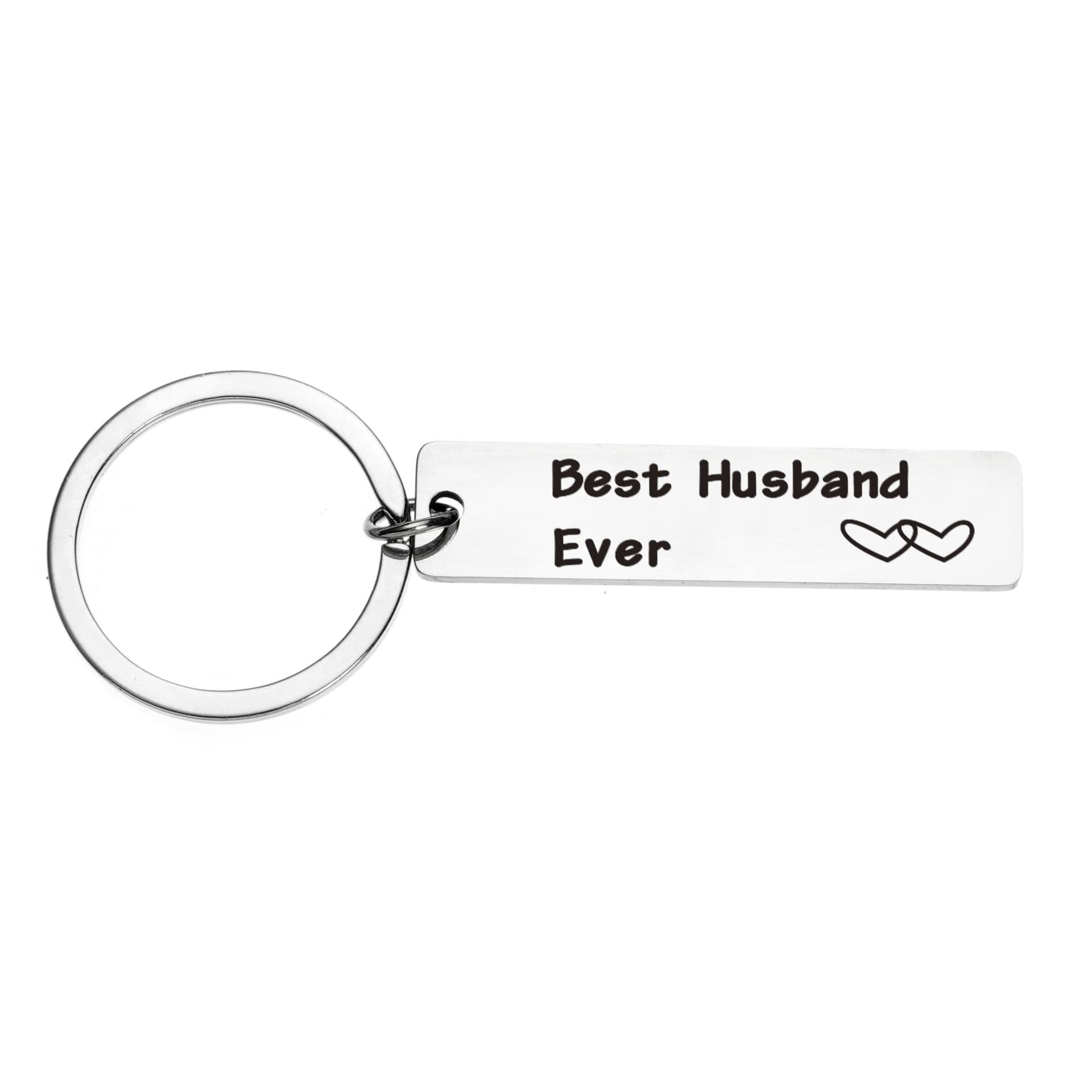 European and American Stainless Steel Jewelry Long Bar Pendant Best Husband Gift Letter Same Style Charm Gift