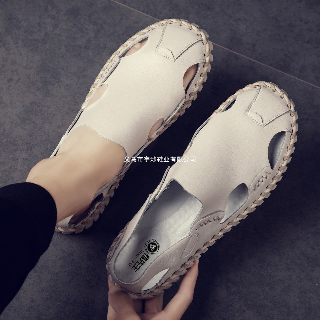 Men's Outdoor Sandals Driving Sandals New Style Summer Sandals Men's Shoes Sea Glass Injection Molded In Stock