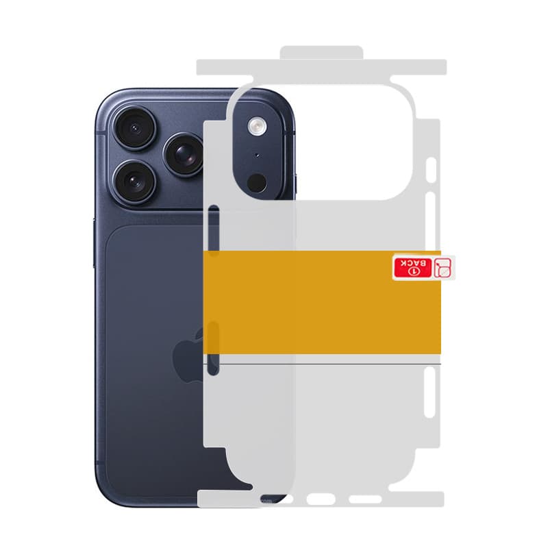 Compatible with iPhone 17 Pro Max/Air Screen Protector, iPhone 16 Frame Back Film, Self-Healing Phone Screen Protector