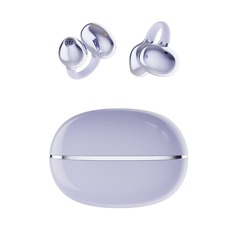 JS682 Clip-On Bluetooth Earbuds, Stable Battery Life, Multiple Colors Available, Open-Ear Sports Music Headset