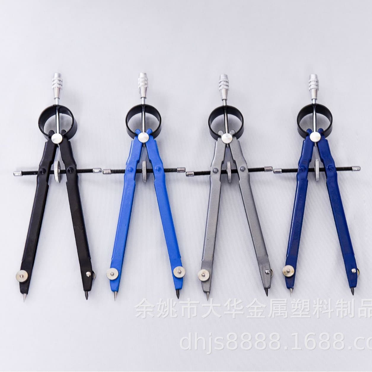 Factory direct sales of spring metal compasses and drawing metal compasses.