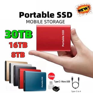 High-Speed 2TB 4TB Portable Solid State Drive Portable SSD Expansion 8TB External Hard Drive
