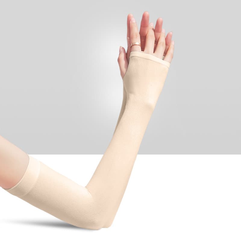 Drop Shipping Ice Sleeves for Women Sun Protection Arm Sleeves Summer Outdoor Sports Arm Guards Men's Anti-UV Ice Silk Sleeves