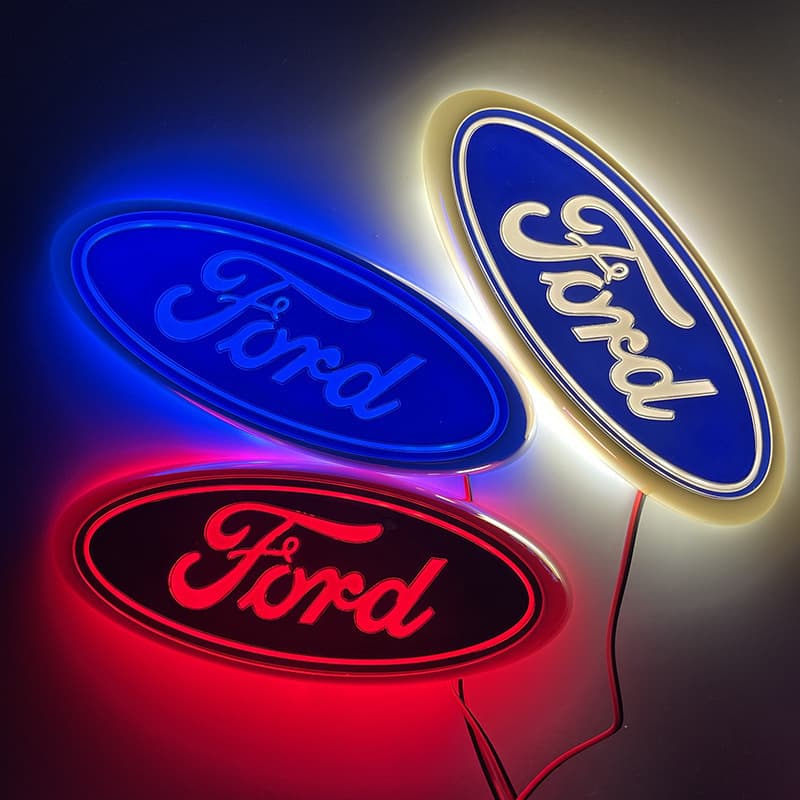 [Cross-border Hot Item] 4D LED Emblem Light for Ford Rear Tailgate Badge