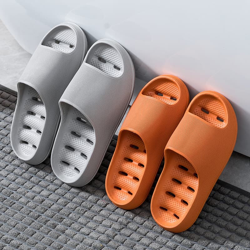 Thick-Soled Non-Slip Clog Slippers for Women, Bathroom Hotel Indoor Waterproof Summer Sandals, Men's Casual Slides