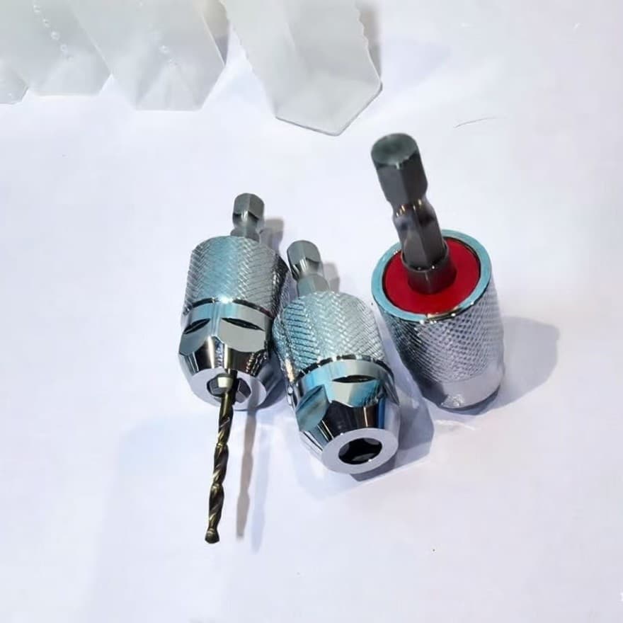 Quick change hexagonal handle conversion chuck three-jaw chuck self-tightening mini chuck twist drill chuck durable and precise