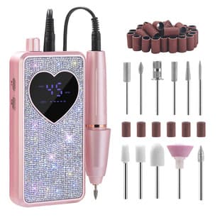 Cross-border Heart-Shaped Nail Drill, Cuticle Remover and Polishing Tool, Portable Rechargeable Electric Nail File