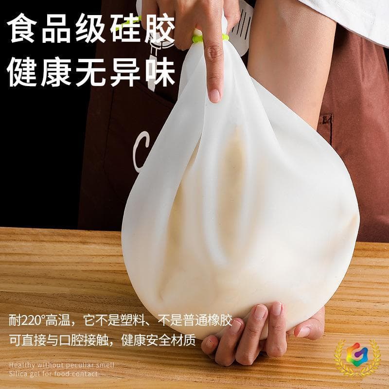 ✅ Food-grade silicone dough kneading bag, suitable for home use, baby-grade, and as a dough-making mat