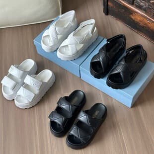 P Family 2026 Summer Thick Sole Elevating Sandals Women's Trendy Bestseller Genuine Leather High-End Slide Sandals for Petite Women