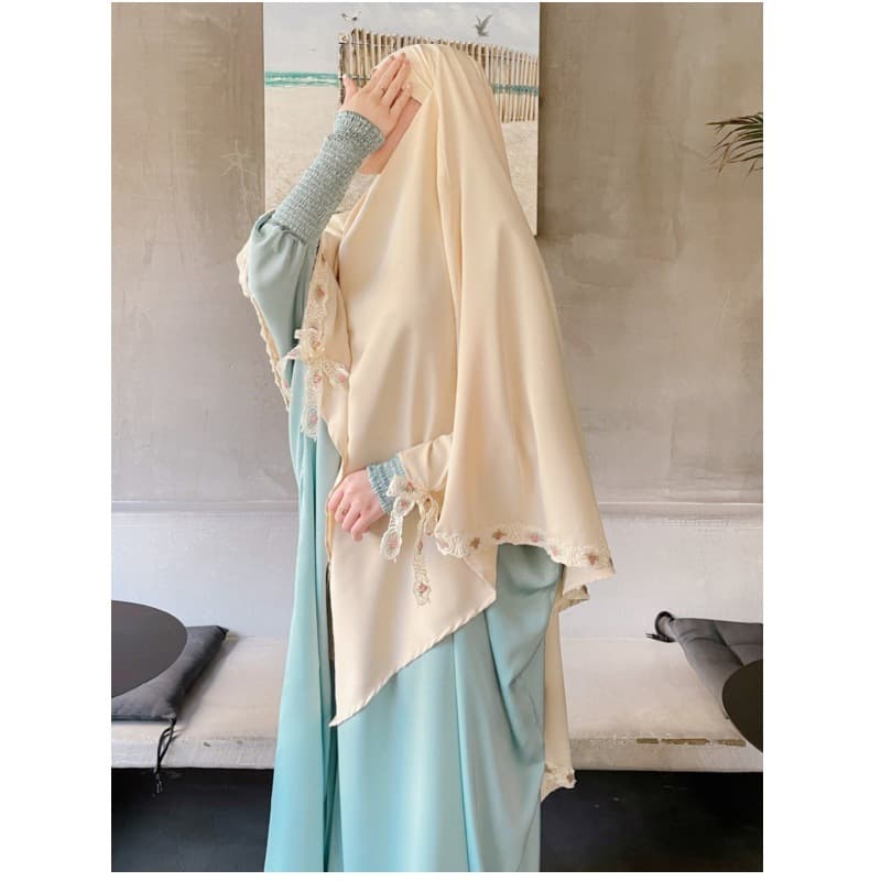 Cross-border Shein Temu Malaysia Shawl Headscarf Women's Headscarf Southeast Asia Single-layer Lace Bow Headscarf