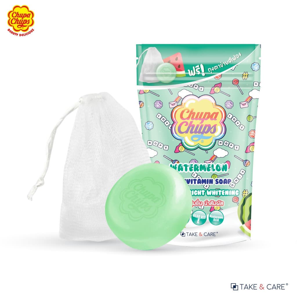 Thailand Imported Chupa Chups Treasure Soap with Loofah Net, Authenticity Guaranteed with 10x Compensation for Counterfeits