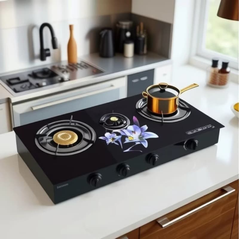 Household Gas Stove Dual Burner Tabletop Gas Cooker Natural Gas LPG Tabletop Stove Factory Supply