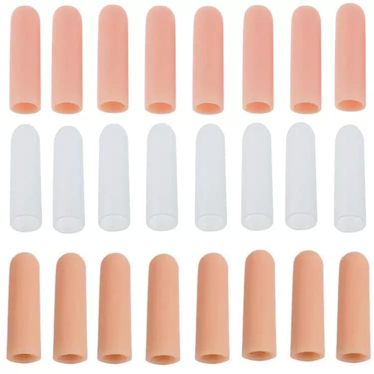 Silicone Toe Sleeves for Big Toe Care, Corn and Callus Protection, Bunion and Overlapping Toe Covers