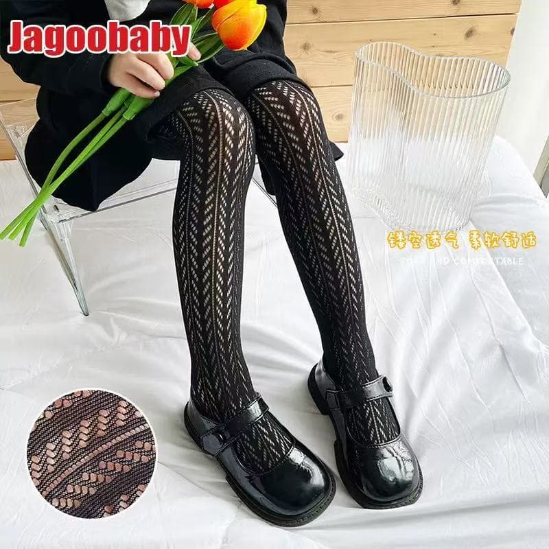 White Lace Lolita Calf Socks, Women's Mid-Calf Socks, JK Long Socks, Lace Japanese Style Thin Stockings, Over-the-Knee Lolita