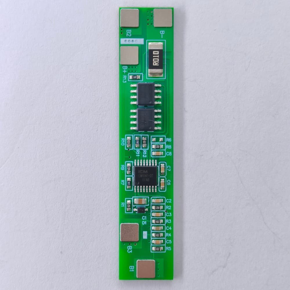 4S Li-ion Battery Protection Board 14.8V 3A Strip Board, Low Current Short-Circuit Protection for 18650 Battery Protection Board