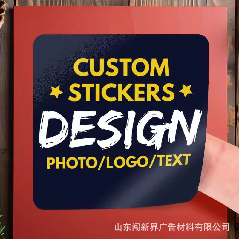 UV Transfer Logo Sticker Crystal Label Metal Tag Sticker