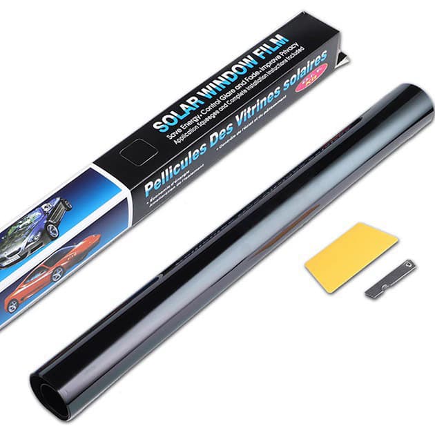 Cross-border special supply of car insulation film, glass film, solar film, car window film, black car film 50*600cm