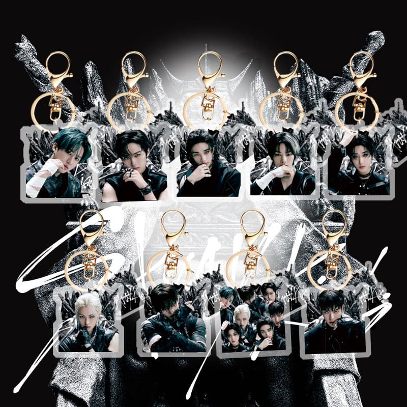 Stray Kids New Album GIANT Acrylic Keychain Key Holder Official Merchandise