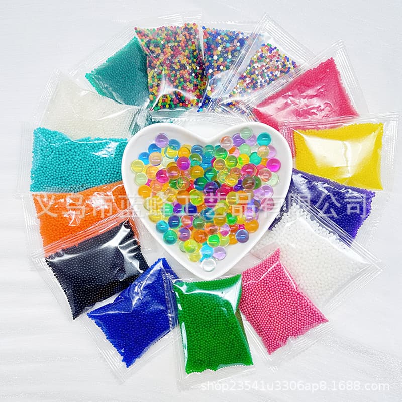25g 5000-piece bag, 7-8mm water-retaining beads after soaking, large water-absorbing beads, crystal beads