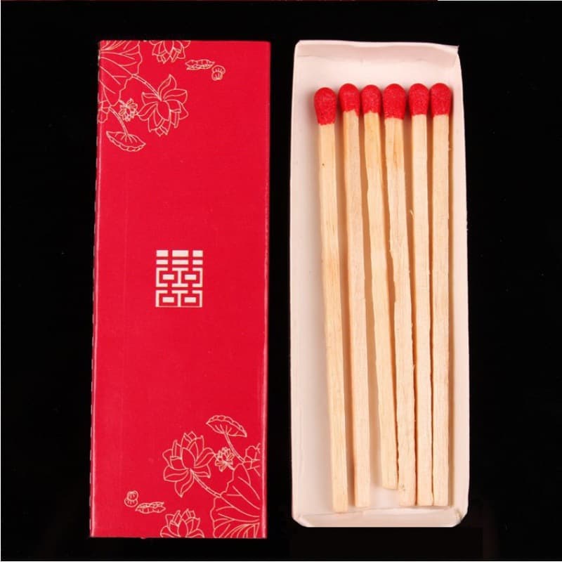 Wedding Cigarette Box for 2 Cigarettes Chinese Style Matchbox Gift Box