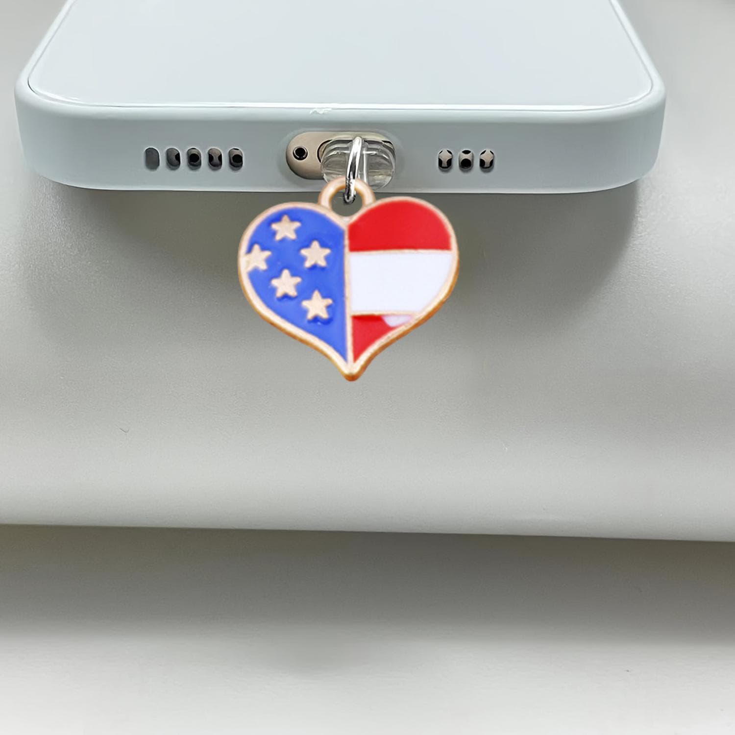 Amazon Love Star Drop Oil Phone Dust Plug Dunhuang Tail Plug Hanging Decoration PVC Soft Rubber Portable Charm