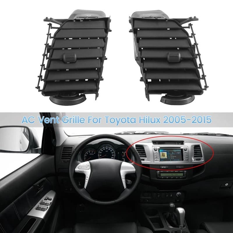 Dashboard vent for 2005-2014 Toyota Fortuner, VIGO, HILUX center console air conditioning vent