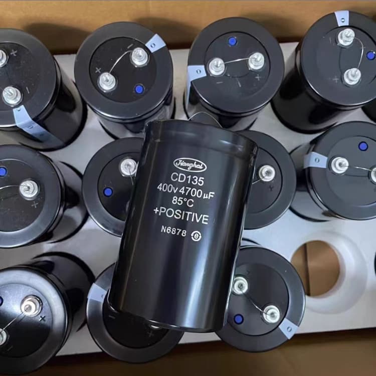 New Jianghai CD135 400V 4700UF Electrolytic Capacitor 77*115 M5 5-Year Warranty