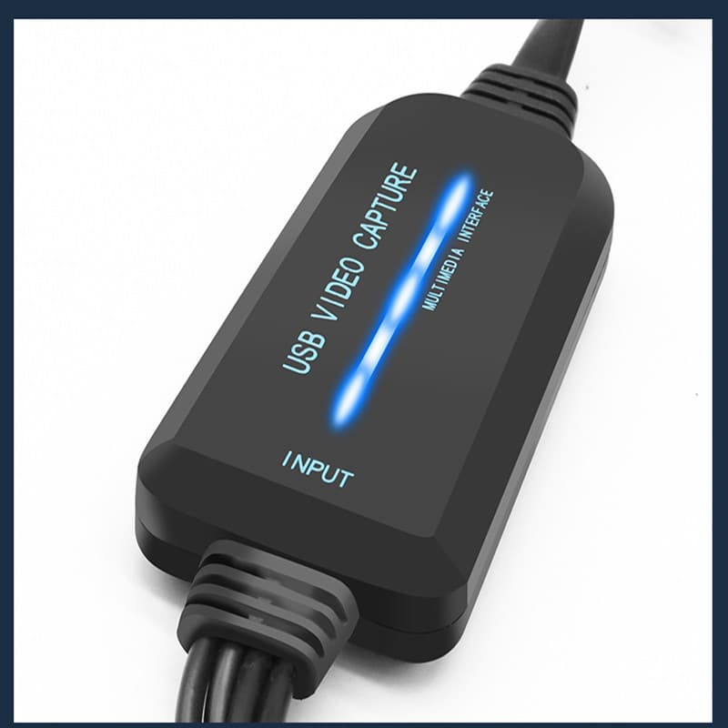 Manufacturer USB Single-Channel Capture Card, DVD AV Video to USB Computer High-Definition Converter for Watching TV with Recording