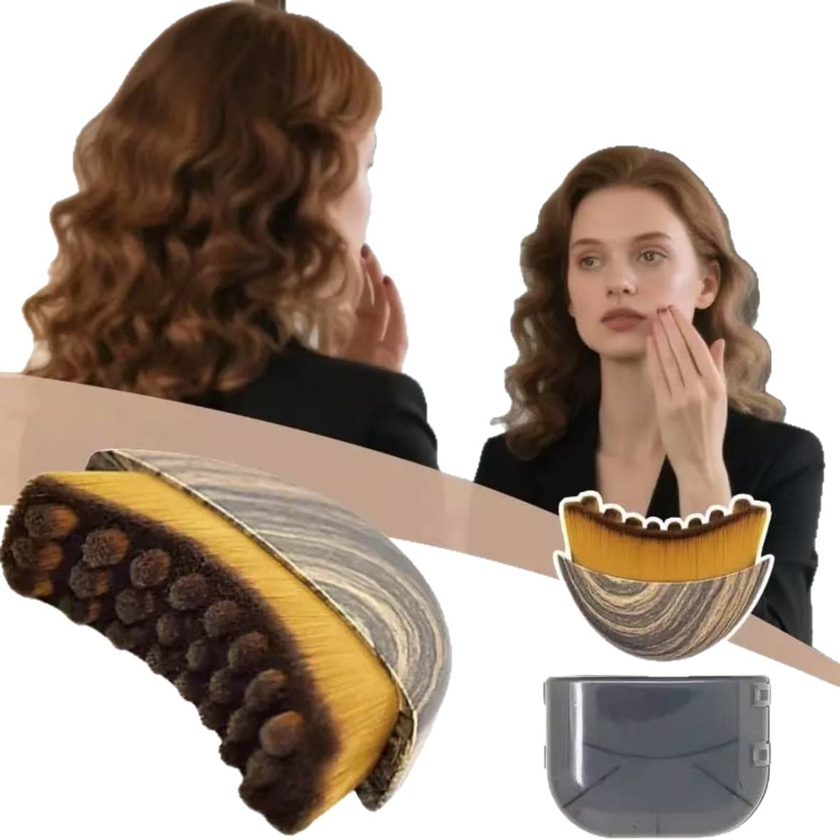 New Lymphatic Contour Face Brush Body Massage Brush