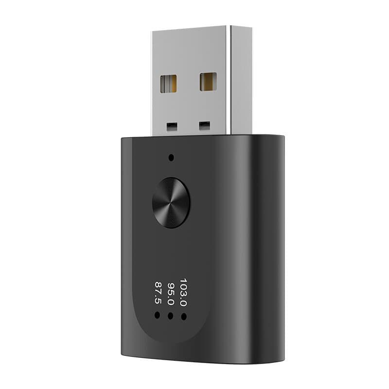 Wireless Car USB Bluetooth Receiver Lossless MP3 Player FM Transmitter Music Adapter Converter Universal 5.3