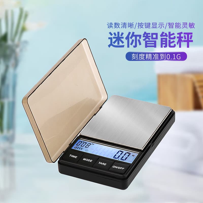 Portable Mini Professional Electronic Scale High Accuracy Italian Style Espresso Coffee Grinder Handheld Time Weight Scale