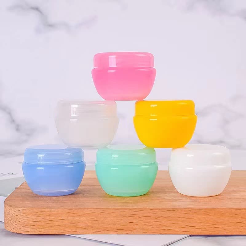 Wholesale spot mushroom cream box 5/10/20/30g cream bottle cosmetic packaging sub-bottle sample bottle