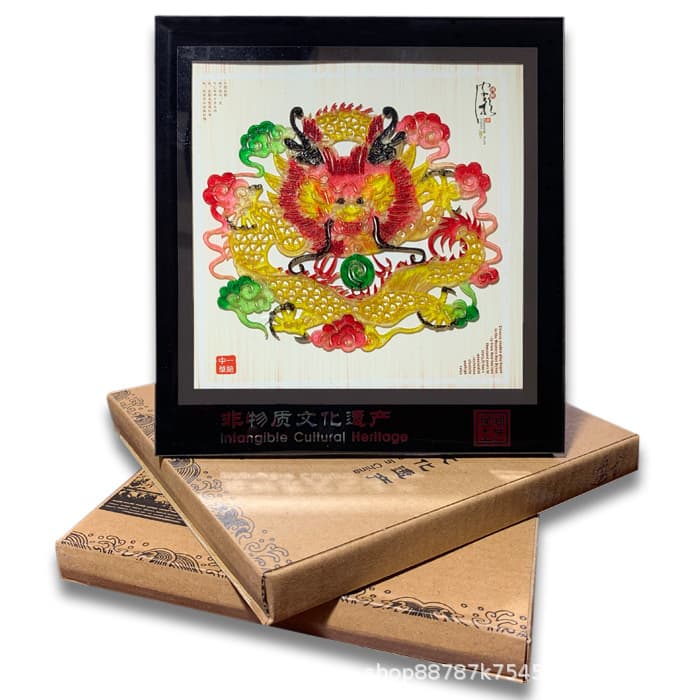 Xi'an Shadow Puppet Decorative Art Ornament Chinese Style Special Gift for Foreigners Overseas Present Handcrafted Souvenir