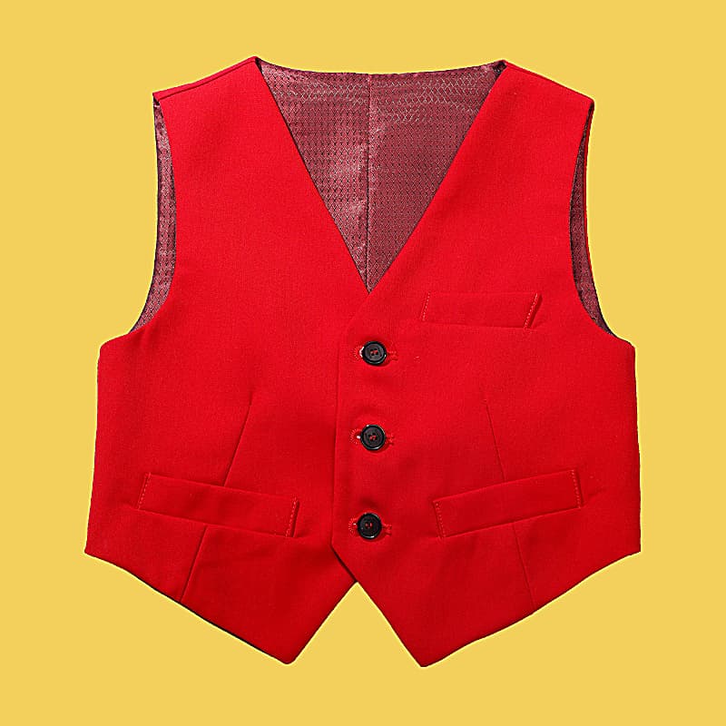 High Quality Kids' Vest Boys' Speech Show Performance Vest Girls' Vest Fashionable Outerwear for Children