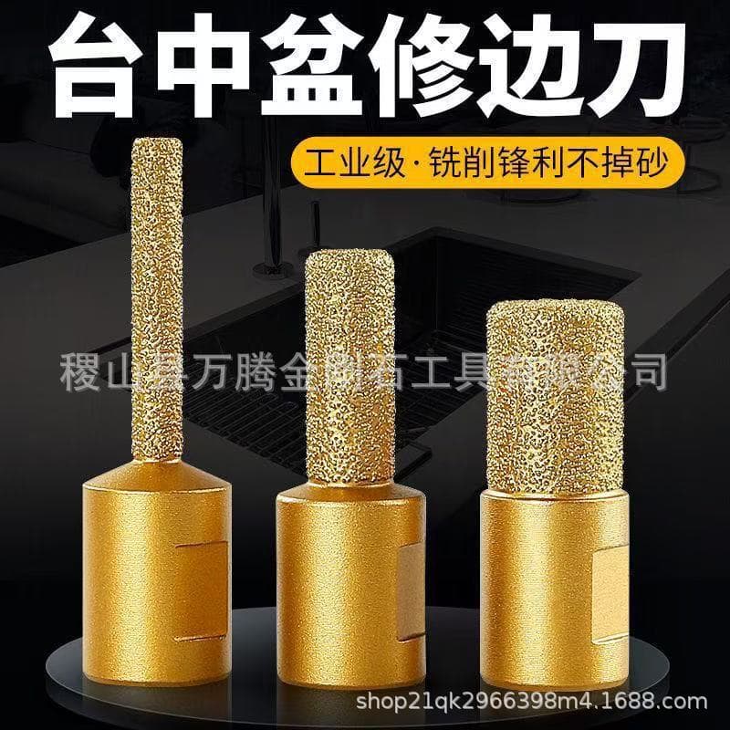 Angle Grinder Seam Straight Knife Brazed Flush Basin Bottom Cleaning Knife Seam Cleaning Tool Trimming Bit Marble Sink Basin
