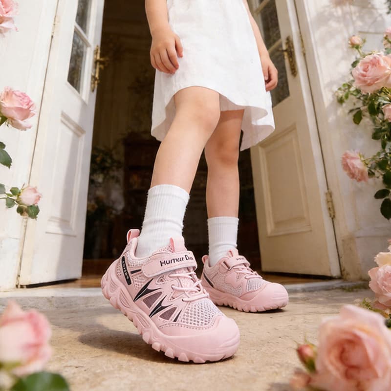 Little Yellow Duck Boys and Girls Shoes 2026 New Summer Thin Mesh Breathable Single-Layer Hollow Wading Shoes Children's Sports Shoes