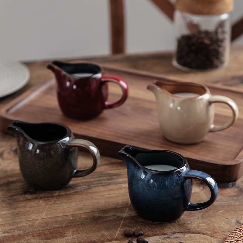 Ceramic tableware including milk jugs, sugar bowls, coffee sets, home use, hotel and Western cuisine sauce bowls, wholesale, cross-border trade, afternoon tea.