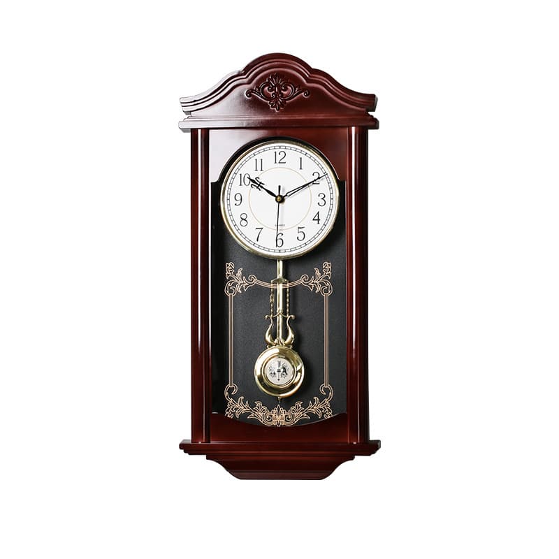 Cross-border exclusive large vintage-style grandfather clock, retro pendulum clock, desktop ornament, chiming clock, factory direct sales