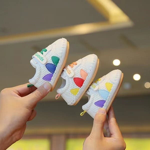 Spring/Autumn Soft Sole Baby Walking Shoes for 0-1 Year Old, Breathable Mesh Shoes for 3-6-10 Months Infant Toddler