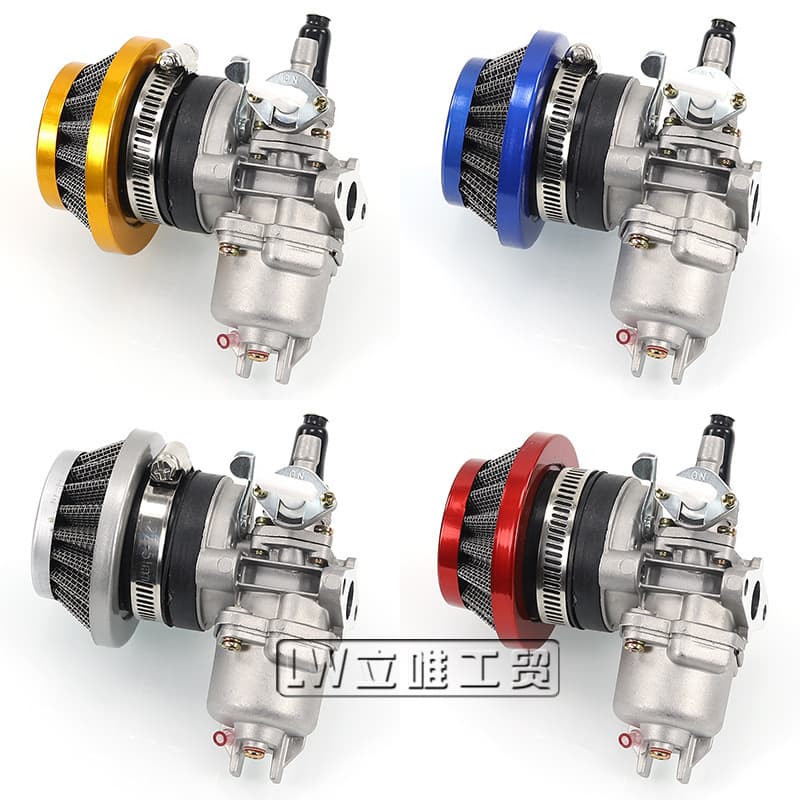 49CC Mini Motorcycle Parts Small Sports Car Mini Off-Road LYA Two-Stroke Engine Carburetor with Air Filter