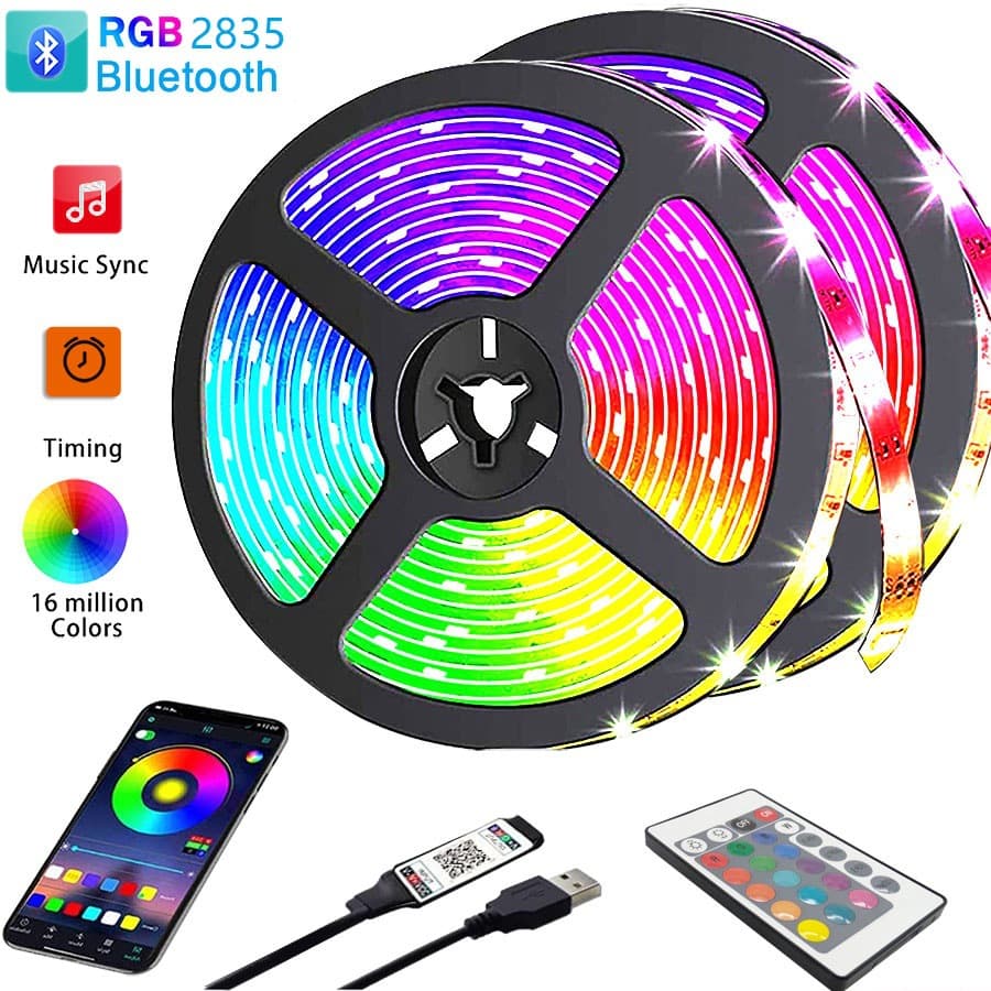 Cross-border 5V Low Voltage LED Strip 2835 Kit RGB LED Strip Flexible USB Atmosphere Light Strip